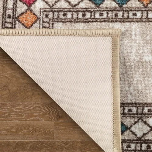 Miniatura 6 de Antep Rugs - Alfombras modernas con bordes, antideslizantes (antideslizante), de perfil bajo con respaldo de goma, para cocina, juego de 2 piezas