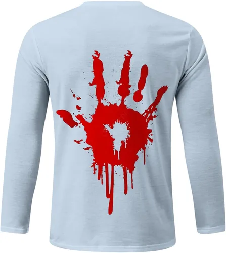 Miniatura 2 de TShirt for Men Long Sleeve Breathable Printed Thermal Lightweight Regular Fit Tees True Comfort Stylish Tops