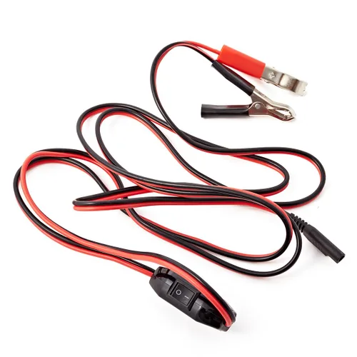 Miniatura 2 de Arnés de cables con abrazaderas SAE a pinzas de cocodrilo interruptor de encendido y apagado Cable de extensión de desconexión rápida