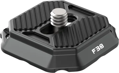 ULANZI FALCAM F38 Placa de liberación rápida para cámara compatible con clip de cámara V3 y clip de mochila, adaptador de montaje estándar de 1.496