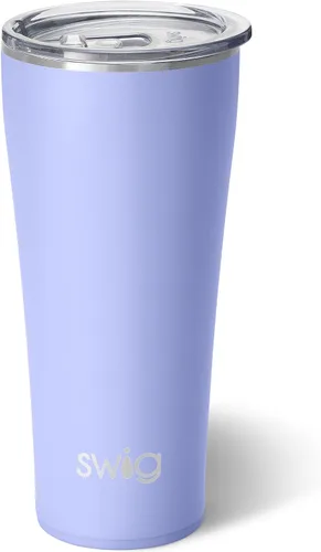 Miniatura 13 de Swig Life - Vaso aislante de 22 onzas, vaso de viaje para café con tapa, taza de viaje para café apta para portavasos, acero inoxidable (Aqua)