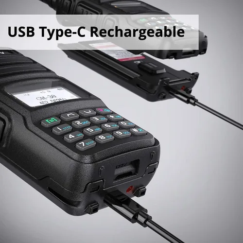 Miniatura 5 de Radioddity GM-30 GMRS Radio portátil de 5 W de largo alcance radio bidireccional para adultos, compatible con repetidor GMRS, con escaneo
