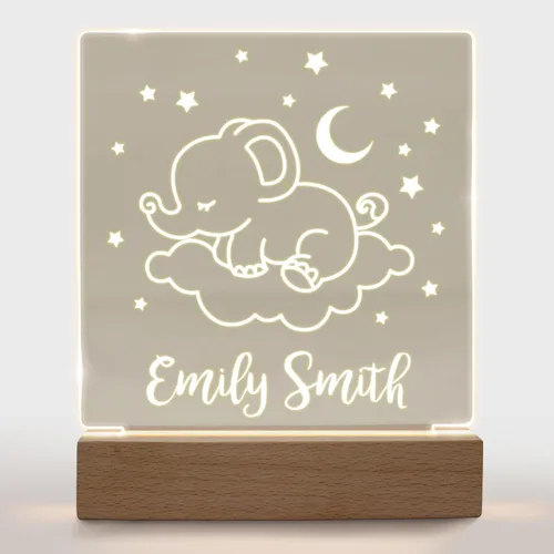 Miniatura 25 de Luz nocturna personalizada para niños, niñas, niños, regalos personalizados para decoración de dormitorio de bebé niño baloncesto Luz nocturna 019