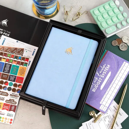 Miniatura 18 de Clever Fox Planificador de presupuesto edición premium, cuaderno de seguimiento de gastos + 5 sobres de efectivo, organizador de presupuesto; libro