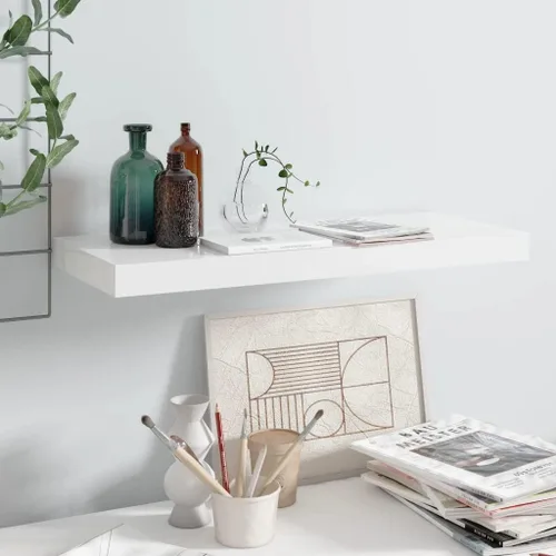 Miniatura 141 de Estantes flotantes de pared, juego de 4 estantes decorativos para montar en la pared, estante colgante con soportes invisibles para decoración
