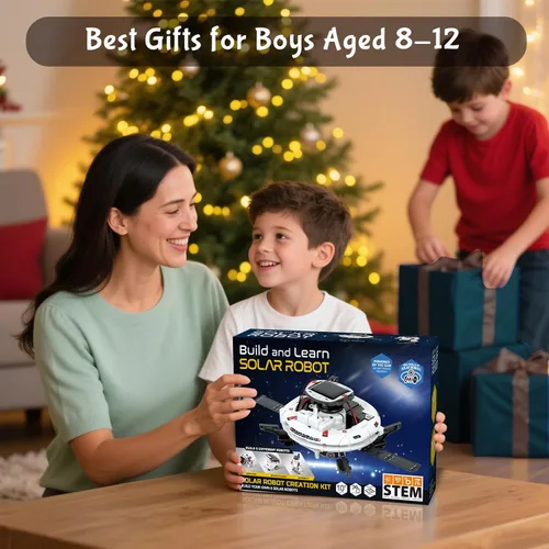Miniatura 7 de 6-in-1 Solar Robot Building Kit for Boys Aged 8-13, Educational Robotic Toys for Kids, Science Kits STEM Toys Birthday Gifts for 8 9 10 11 12 Years