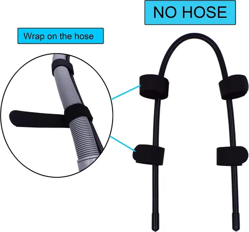 Miniatura 2 de YYST – Manguera de descarga flexible para lavadora con clip y soporte para manguera (1)