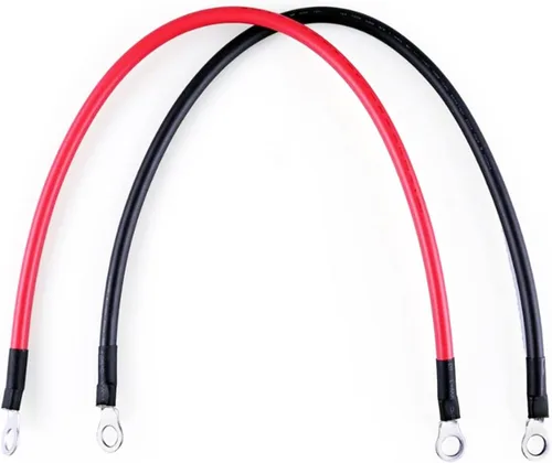 Miniatura 5 de Conjunto de cables de batería 8AWG-2FT, cable de alimentación, cables puente inversor de batería de 2 pies con terminales de 3/8