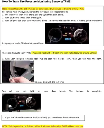 Miniatura 6 de MOSTPLUS Sensor TPMS, preprogramado 433MHz 36106790054 Sensor de monitoreo de presión de neumáticos compatible con BMW 328i 335i 550i 740i 750Li