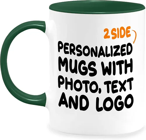 Miniatura 9 de Tazas de café personalizadas tazas de cerámica personalizadas añadir imagen crear logotipo con texto 11oz