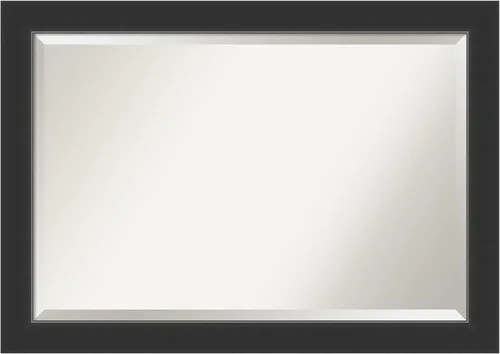 Miniatura 12 de Amanti Art Espejo de pared, espejo con marco de madera negra Corvino para decoración de pared o para usar como espejo de baño para sobre