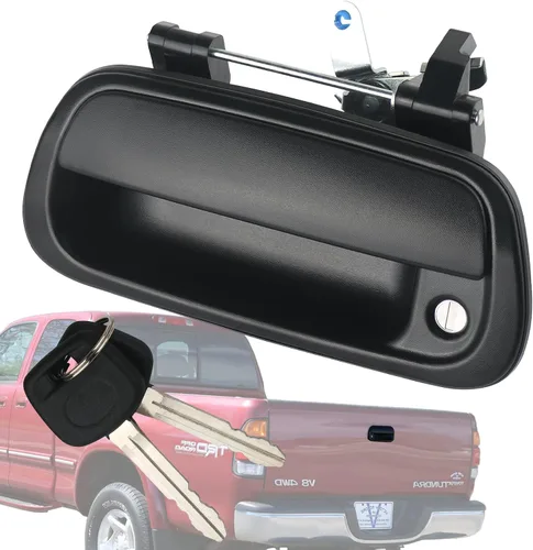 Miniatura 7 de Osompar Manija Exterior de Portón Trasero con Cilindro de Cerradura con Llave Compatible con Toyota Tundra 2000-2006 Reemplaza 69090-0C010