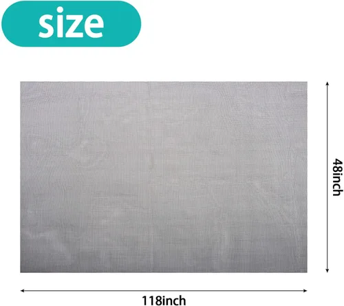 Miniatura 2 de Sukh 48 x 118 malla para ventana – Pantalla de repuesto de malla de fibra de vidrio para ventana de patio, porche, ventana, pantalla de red