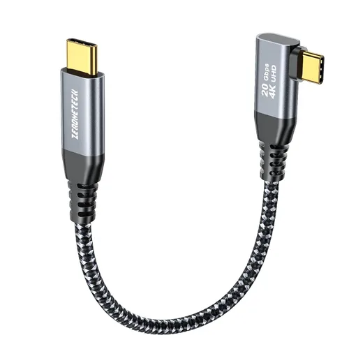 Miniatura 31 de Cable para Monitor USB C ZeroneTeck [0.91 m, Rosa], Transferencia de Datos de Alta Velocidad de 20 Gbps, Salida de Video de Pantalla 4K@60Hz, Carga