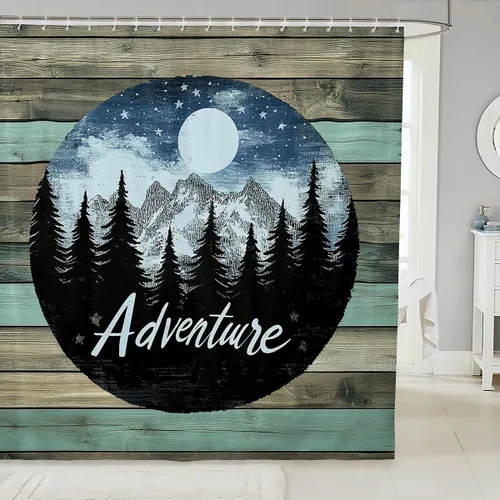 Miniatura 27 de Erosebridal American Flag Shower Curtain 72" Wx72 L Army Green Camo Waterproof Bathroom Curtains Bear Claw Hunting Theme Bathroom Shower Curtain