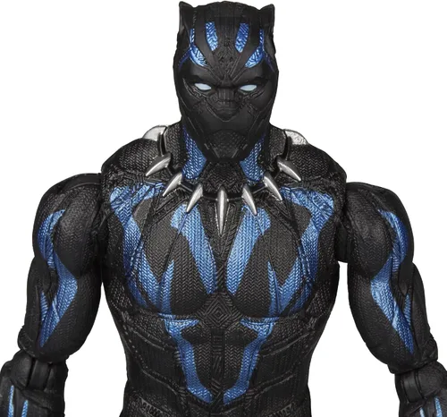 Miniatura 4 de Marvel Black Panther - Traje Vibranium (6 pulgadas), color negro
