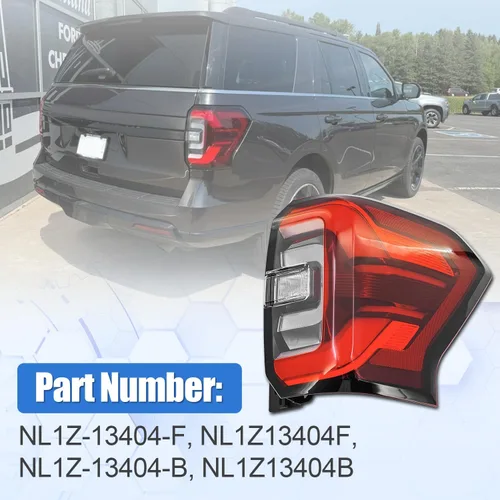 Miniatura 2 de Luz trasera LED roja compatible con Ford Expedition 2022 2023 2024 2025 lado derecho del pasajero reemplazo NL1Z13404-F NL1Z-13404-B