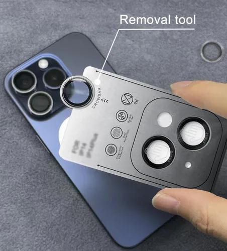 Miniatura 6 de TENOC Protector de lente de cámara para iPhone 11 Pro y iPhone 11 Pro Max y iPhone 12 Pro, cubierta de pantalla de cámara de vidrio templado 9H