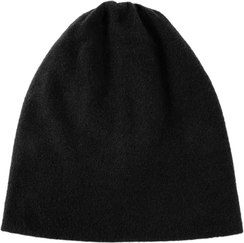 Miniatura 3 de Villand Gorro de lana merino 100% para mujeres y hombres con bolsa de regalo, sombrero de lana de doble capa, gorro de esquí de punto para invierno