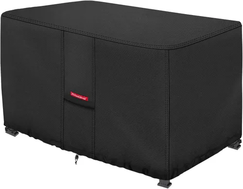 Porch Shield - Funda para chimenea de patio - Funda impermeable 600D para chimenea de exteriores rectangular - Protector de cubierta de mesa para