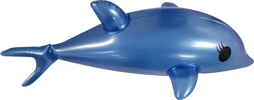 Miniatura 5 de Juguete inflable de delfín perlado azul y rosa de 22 pulgadas (juego de 2) inflable para playa junto a la piscina