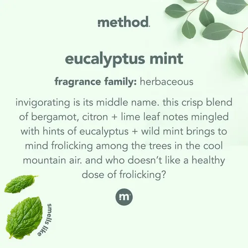 Miniatura 3 de Method Recambio diario de limpiador de ducha, menta eucalipto, para duchas, azulejos, accesorios, vidrio y bañeras, 68 onzas líquidas (paquete de 1)