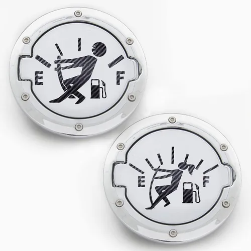 Miniatura 16 de 2 calcomanías divertidas para automóvil, calcomanías vacías para medidor de gas, gráficos de alto consumo de gas, calor y resistente al agua, no se