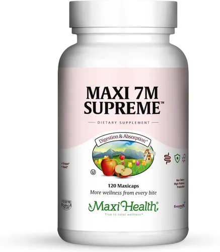 Miniatura 7 de Maxi Health 7M Supreme High Potency Probiotic Acidophilus Formula, 60