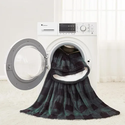 Miniatura 8 de Homemate Manta eléctrica térmica de 50 x 60 pulgadas, manta térmica de franela ultra suave y acogedora con 10 niveles de calor rápidos, 8 horas