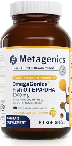 Miniatura 2 de Metagenics Essential Wellness Duo: OmegaGenics EPA-DHA 10000 y PhytoMulti sin hierro - Multivitamínico diario para la salud general