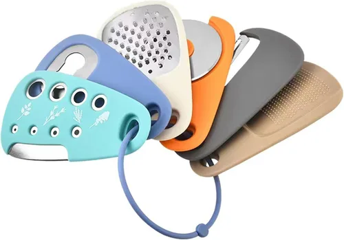 Miniatura 10 de 2 Pack Kitchen Gadgets Set 12 Pieces, Space Saving Cooking Tools Kitchen Accessories-Garlic Grinder, Cheese Grater, Vegetable Peeler, Pizza Cutter