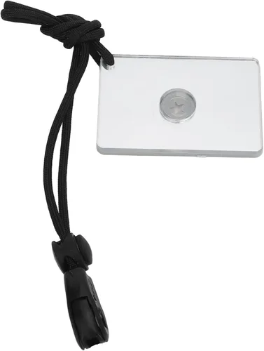 Miniatura 9 de Dilwe Espejo al aire libre, cristal reflector multifunción con cordón para acampar al aire libre, supervivencia, emergencia