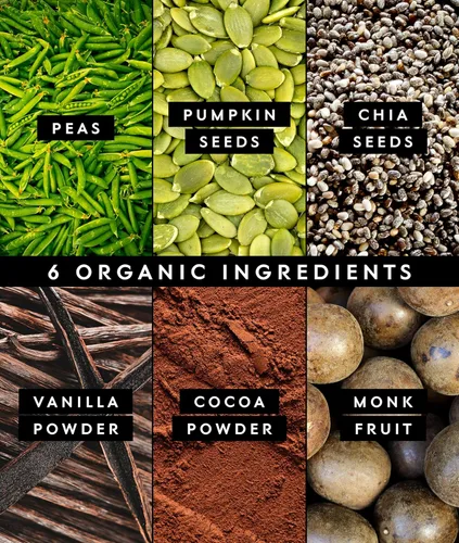 Miniatura 3 de TRUVANI – Polvo de proteína a base de plantas – Proteína orgánica certificada USDA en polvo, vegano, sin OMG, sin gluten