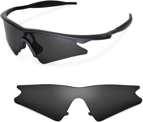 Miniatura 3 de Walleva Lentes de repuesto polarizadas negras para gafas de sol Oakley M Frame Sweep