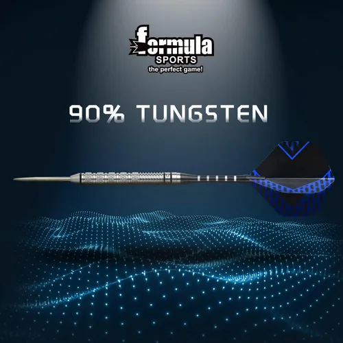 Miniatura 4 de Formula Sports Juego de dardos de tungsteno 90% de punta de metal de 0.74 oz/0.78 oz/0.81 oz/0.85 oz, juego de dardos de punta de acero profesional