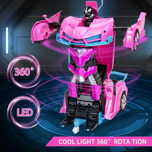 Miniatura 2 de Transform - Juguetes de Coches a Control Remoto para Niños y Niñas de 3, 4, 5, 6, 7, 8+ Años - Coche RC 1:18 Robot de Transformación con Deformación