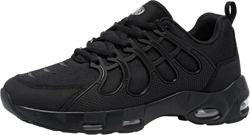 Miniatura 2 de LARNMERN Zapatos de trabajo antideslizantes para hombre, antideslizantes, antideslizantes, con amortiguación de aire, zapatos para restaurante