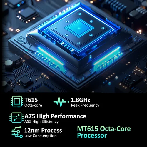 Miniatura 4 de Tableta, tabletas de 11 pulgadas, tableta Android 15 con teclado y ratón, T615 Octa-Core, 36 GB de RAM +256 GB ROM, Gemini AI, 8000 mAh, Widevine