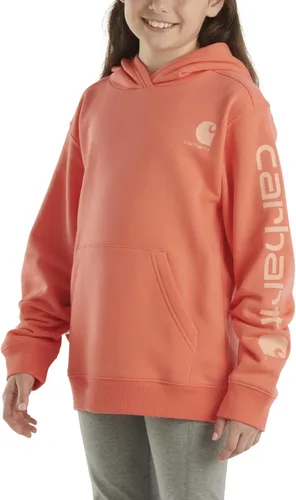 Miniatura 3 de Carhartt Sudadera de punto de manga larga con cuello y capucha para niñas