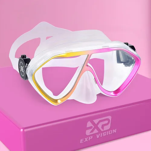 Miniatura 10 de Máscara de buceo para adultos – Máscara de esnórquel antivaho de alta calidad, cómodas y a prueba de fugas, gafas de natación con cubierta de nariz