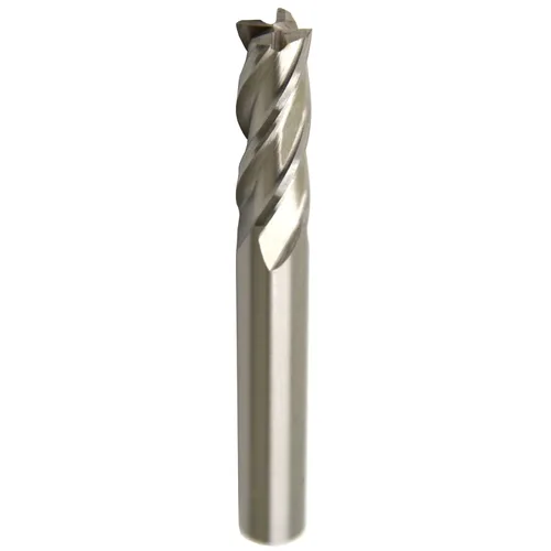 Wokesi Ø5/16''×5/16''SHANK×3-1/2''OAL, extra largo, 4flauta, acero de alta velocidad, pulido completo, cortador de fresado de extremo cuadrado,