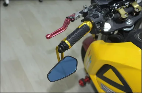 Miniatura 4 de Accesorios Espejo universal para motocicleta Suzuki SV600 SV1000 GSXS1000 GSXS1000 GSXS750 GSXS150 Gixxer GSXR1000 GSXR750 GSXR600 GSXR400 Katana Oro