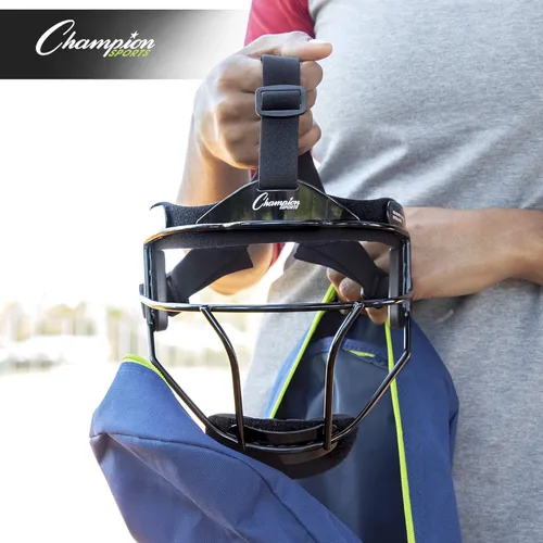 Miniatura 6 de Champion Sports Máscara facial de sóftbol de acero – Máscara de campo duradera para jóvenes y adultos, protección para jugar en interiores