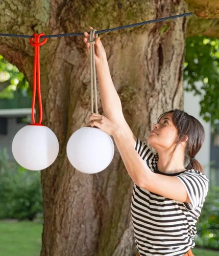 Miniatura 8 de Fatboy Bolleke - Linterna LED recargable para interiores y exteriores, color gris claro