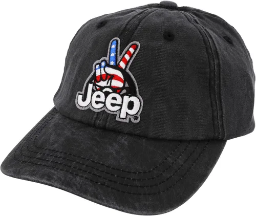Miniatura 2 de Jeep Wave USA - Parche chino de sarga para ropa color negro