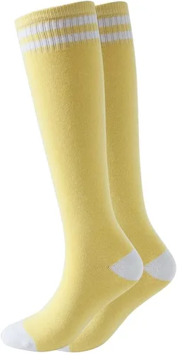 Miniatura 18 de Calcetines altos hasta la rodilla para niños, calcetines de fútbol de algodón para niños, niñas, niños pequeños