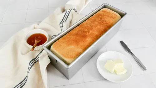 Miniatura 4 de USA Pan Pullman - Molde para pan con tapa, grande, juego de 2