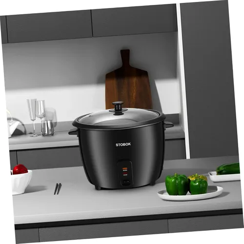 Miniatura 6 de Arrocera eléctrica multifuncional para guisos de papilla de arroz, electrodomésticos con enchufe de EE. UU. y función automática de mantener