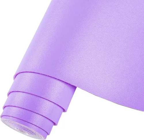 Miniatura 20 de HGUAN Piel Sintética Lisa de Color Sólido Rojo 12"X53" (30cmX135cm), Rollo de Piel Sintética Muy Adecuado para Hacer Manualidades, Aretes de Cuero