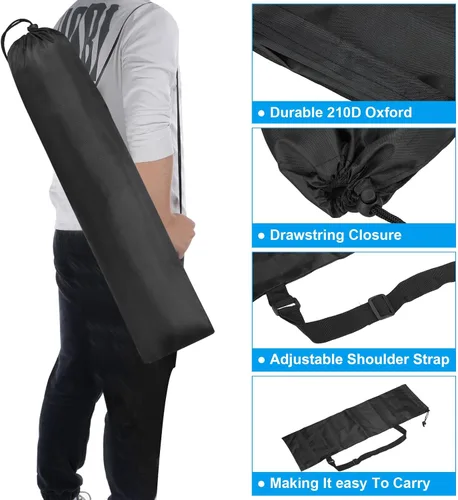 Miniatura 3 de PATIKIL Bolsa de repuesto para silla de campamento de 28 x 8 pulgadas, paquete de 2 bolsas de nailon plegables para silla de campamento, bolsa